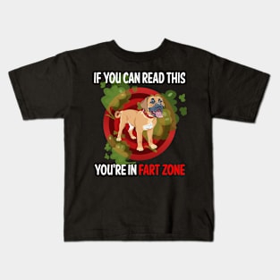 Fart Zone Boerboel 01 Kids T-Shirt